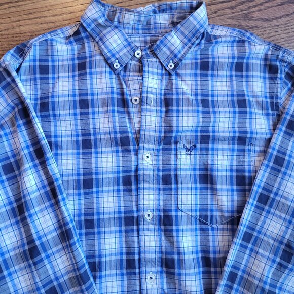 Lot of 3 American Eagle Button Down Shirts Size Large AE L - Picture 2 of 14
